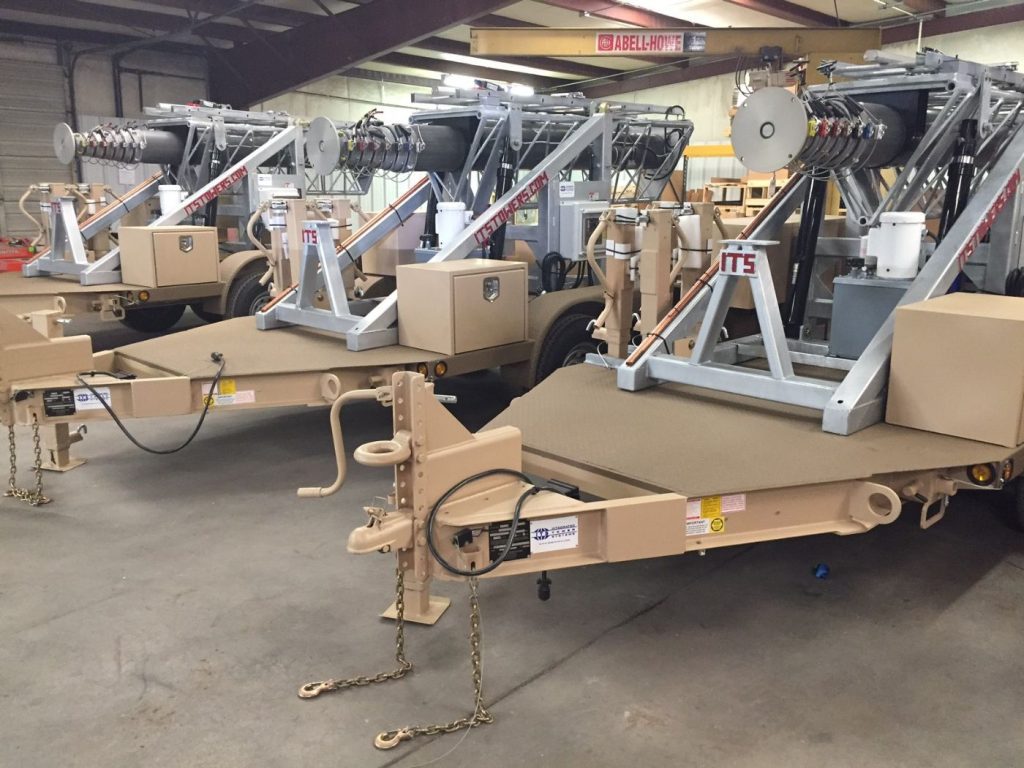 multiple coated trailers